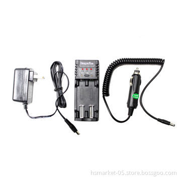 In-car and USB charging 18650/14500/16340/26650 Li-ion universal multifunctional battery chargerNew